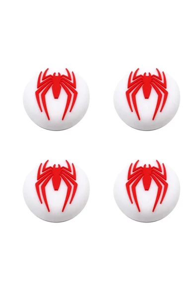 Desenli Sony Ps5/ps4/ps3 Analog Koruyucu Silikon Pad-spider Man ürün görseli 1