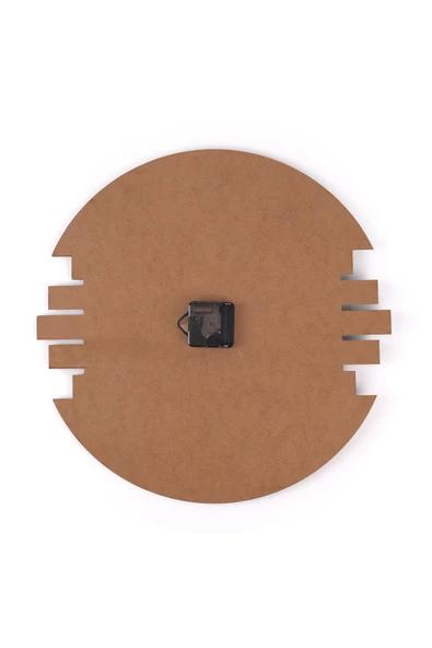 Modern Tasarım Çıta Model Ahşap Duvar Saati - Resim 6