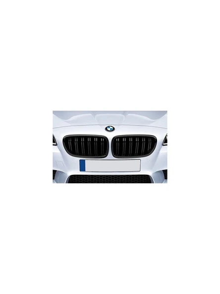 Bmw 5.seri F10   2011-2014  Uyumlu Plastik Parlak Siyah M5 Panjur ürün görseli 1