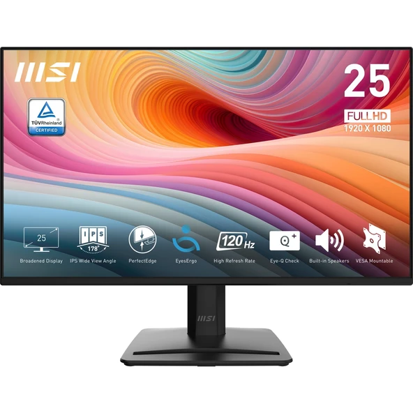 24.5 PRO MP252 E2 1920x1080 (FHD) 16:9 FLAT IPS 120HZ 1MS ADAPTIVE-SYNC MONITOR