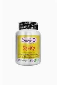 Suda Vitamin D3 K2 60 Kapsül ürün görseli 1