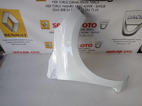 CLİO 4 SAĞ ÖN ÇAMURLUK BEYAZ RENK İTHAL SIFIR ürün görseli 1