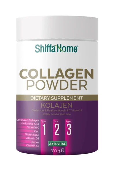 Collagen Powder Kolajen, Glutatyon & Hyaluronik Asit & C Vitamini İçeren Takviye Edici Gıda ürün görseli 1