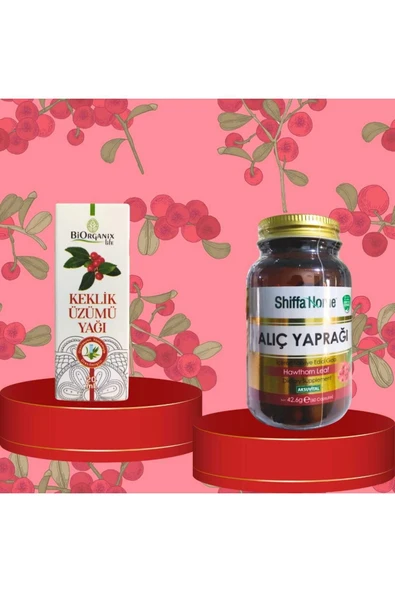 Keklik Üzümü Yağı 20 ml ve Alıç Yaprağı Kapsül 60 Kapsül ürün görseli 1