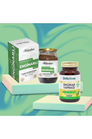 Enginar Yaprağı 60 Kapsül + Enginarlı Macun ( Kara ciğer İçin ) ürün görseli 1