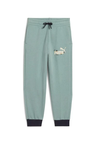 Puma SANDY ADVENTURES Sweatpants-Green Moon Tişört-Yeşil ürün görseli 1