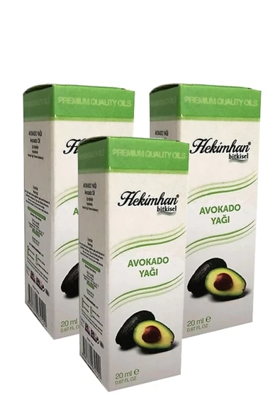 Avokado Yağı 20 ml 3 Adet ürün görseli 1