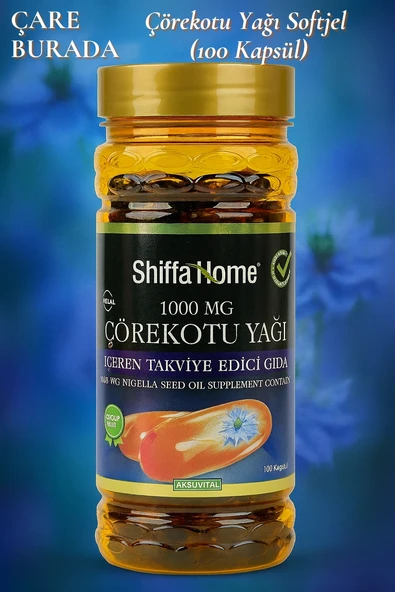 Çörekotu Yağı Softjel 1000 mg (100 Softjel) ürün görseli 1