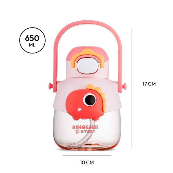 Emsan Dino Suluk Pembe 650 ml - Resim 5