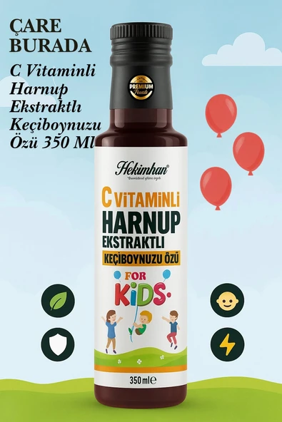 C Vitaminli Harnuplu Keçiboynuzu Özü 350 Gr (Çocuklar İçin) (6 Adet) ürün görseli 1