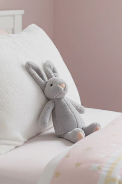 Yumuşacık Peluş Tavşan Hediyelik Bebek Uyku ve Oyun Arkadaşı 45 cm Oyuncak ürün görseli 1