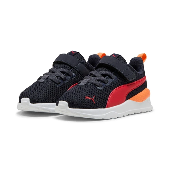 Puma Anzarun Lite AC Inf-New Navy-For All Time Red-Orange Glo Çocuk Ayakkabı-Siyah ürün görseli 1