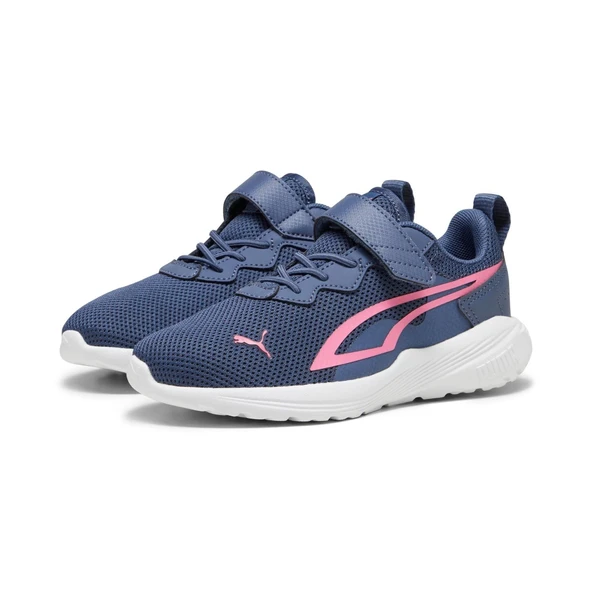 Puma All-Day Active AC+ PS-Inky Blue-Strawberry Burst Çocuk Ayakkabı-Mavi ürün görseli 1