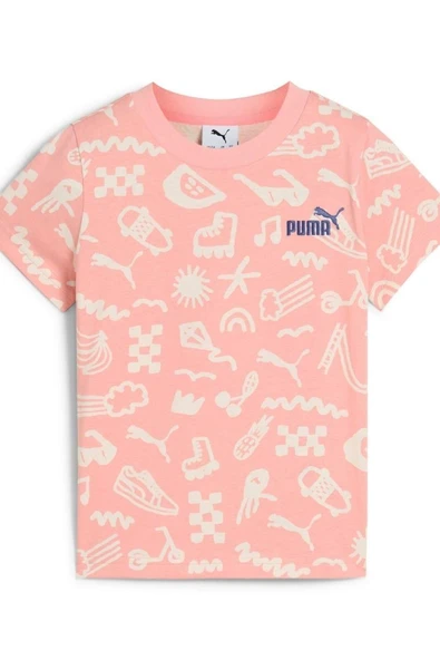 Puma SANDY ADVENTURES AOP Tee-Pink Fruit Tişört-Pembe ürün görseli 1