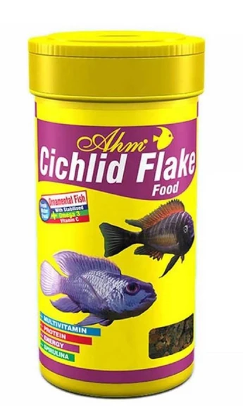 Ahm Cichlid Flake Pul Balık Yemi 1000 ml ürün görseli 1