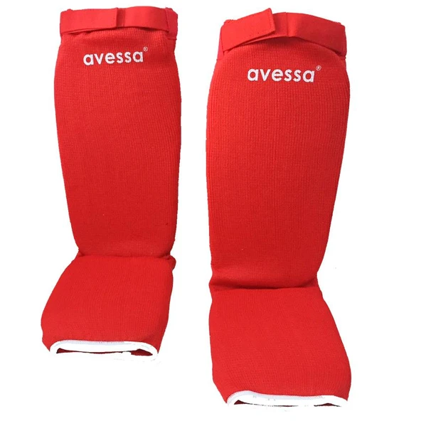 Avessa Rsg-100 MuayTai Ayak Kaval Koruyucu Kırmızı L Beden ürün görseli 1