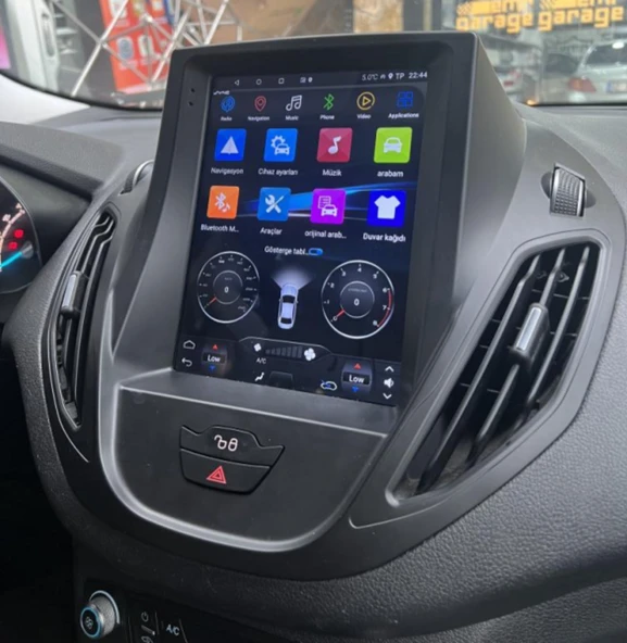 FOR-X FORD COURİER TESLA-YÜKSEK PAKET(2015-2023)-9.7''ANDROİD GERÇEK 4+64 GB ram / 4 ÇEKİRDEK 1.6Ghz / WIFI 5.0Ghz / BT 5.4-KABLOSUZ CARPLAY-HD GERİ GÖRÜŞ KAMERA HEDİYE ürün görseli 1