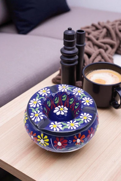 sharp&art SERAMİK KÜLLÜKLER, %100 EL İŞLEMESİ, KAPAKLI, KULLANIŞLI, DEKORATİF, 12 CM, 6 FARKLI MODEL ürün görseli 1