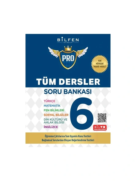 Bilfen Yayıncılık 6. Sınıf Pro Tüm Dersler Soru Bankası Maarif Modeli Müfredat ürün görseli 1