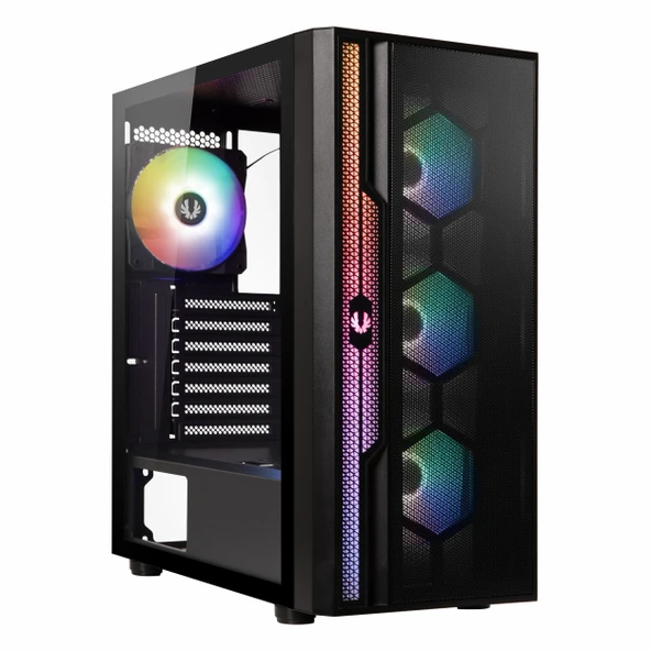BitFenix Apollo 1200W 80+ Altın USB 3.2 ARGB ATX Mid Tower Siyah Kasa ürün görseli 1