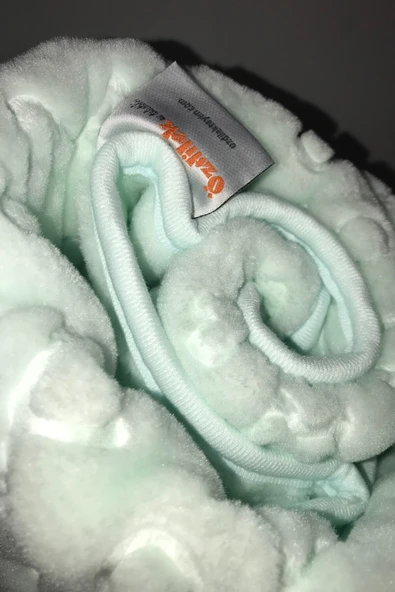 ÖZDİLEK BEBE EMBOS BATTANİYE 100*120 YEŞİL - Resim 2