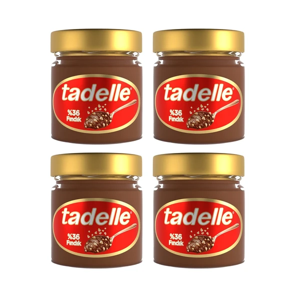 Tadelle Parça Fındıklı Kakaolu Fındık Ezmesi 200 Gr x 4 Adet ürün görseli 1