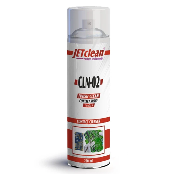 Jetclean CLN-02 250 Ml Kontak Yağlı Sprey ürün görseli 1