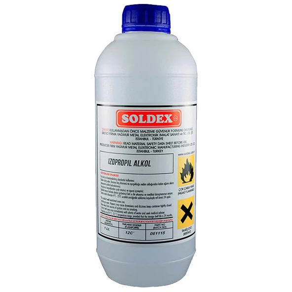 Soldex Izopropil 1 Lt. Alkol ürün görseli 1