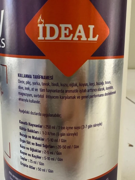 Ideal Hepasily Premiks 1 Lt - Resim 3