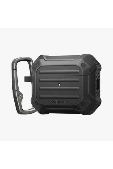 Spigen AirPods Pro (2. nesil) Kılıf Tough Armor Magfit MagSafe Özellikli Black - ACS05480 Outlet ürün görseli 1