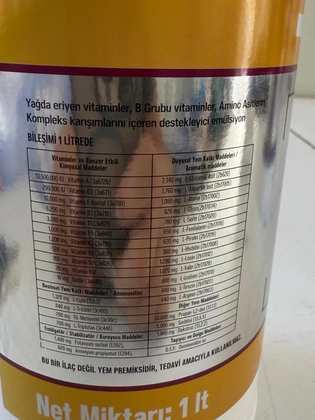 Ideal Vitamino Premiks 1 Lt - Resim 4