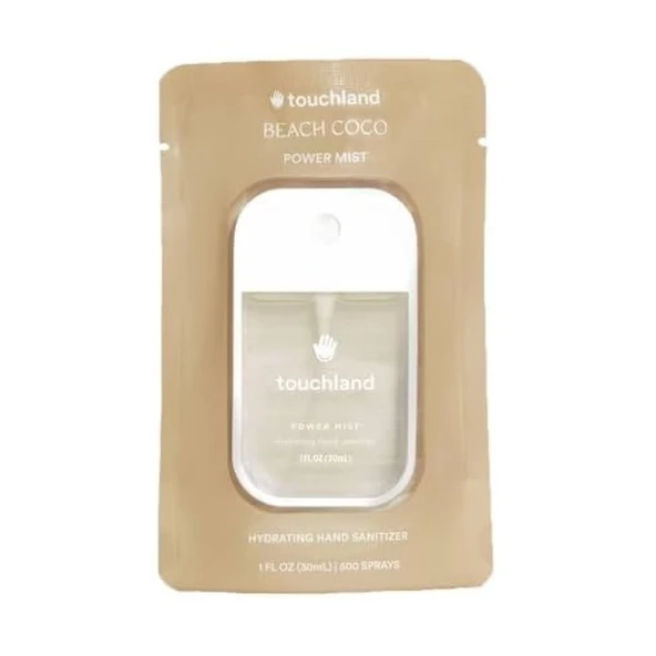 Touchland Power Mist Hydrating Hand Sanitizer 30 ml - Beach Coco ürün görseli 1