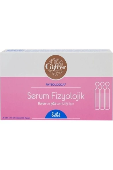 Gifrer Serum Fizyolojik 5 ml x 40 Flakon ürün görseli 1