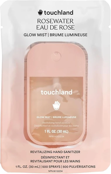 Touchland Power Mist Hydrating Hand Sanitizer 30 ml - Rosewater ürün görseli 1