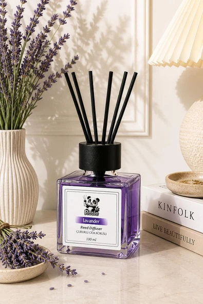 ROSIE Lavander Reed Diffuser Çubuklu Oda Kokusu 100 ml - Resim 4