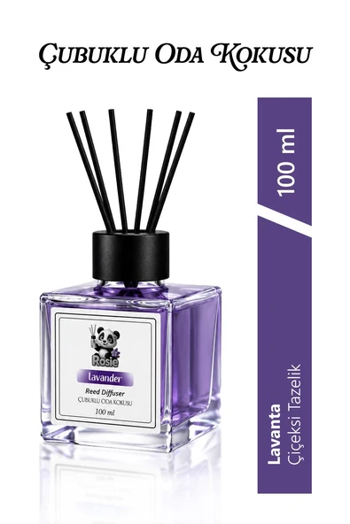 ROSIE Lavander Reed Diffuser Çubuklu Oda Kokusu 100 ml ürün görseli 1