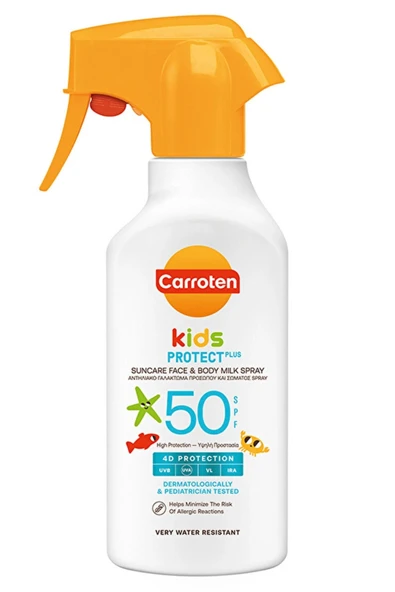 Carroten Kids SPF 50 Çocuk Güneş Spreyi – Yüksek Koruma, Yüz & Vücut İçin, 270 ml ürün görseli 1