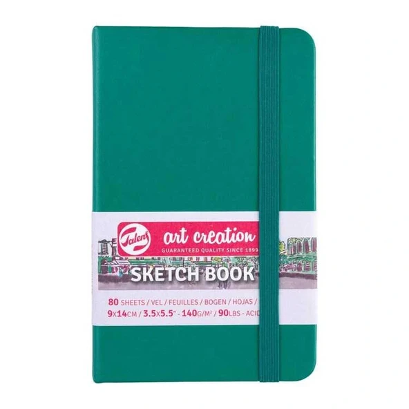Talens Art Creation Sketch book 140gr Yeşil 9x14 RT9314331M ürün görseli 1