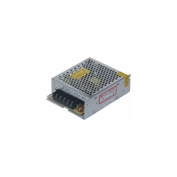 Mervesan 12 60W 12V 5A Metal Kasa Adaptör ürün görseli 1