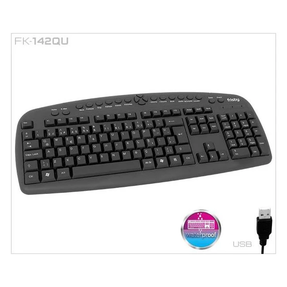 FRISBY FK-142QU Q USB MULTIMEDYA KLAVYE ürün görseli 1