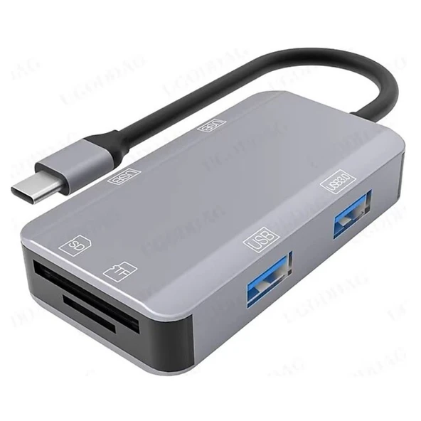 ZR785 6 İn 1 Nk-3049H Usb-C Multi-Function Çevirici ürün görseli 1