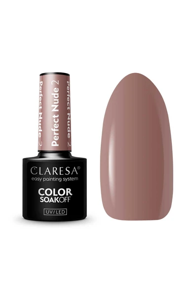 Claresa Kalıcı Oje Perfect Nude Soğuk Kahverengi 02 5g ürün görseli 1
