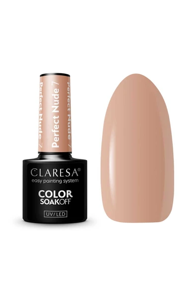 Claresa Kalıcı Oje Perfect Nude Koyu Bej 07 5g ürün görseli 1