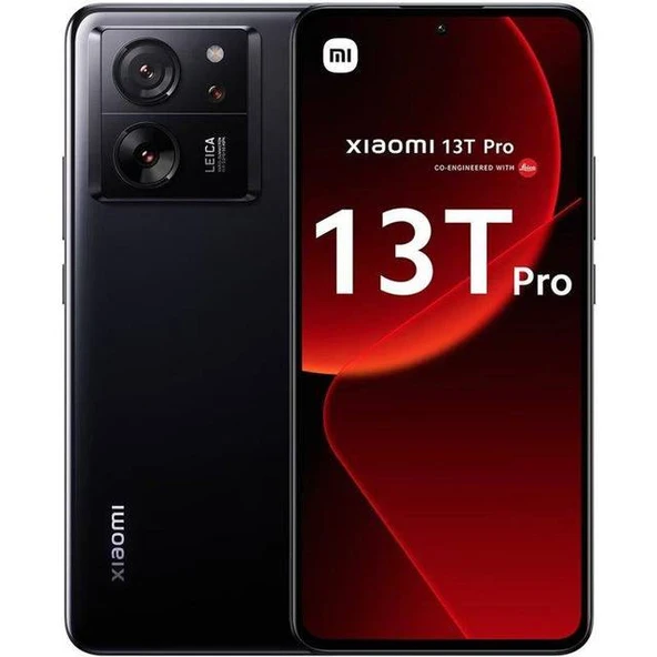 PTTAVM: Xiaomi 13T Pro 512 GB 12 GB Ram Siyah (Resmi Distribütör