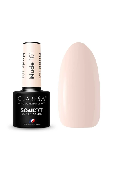 Claresa Kalıcı Oje Açık Pembe Nude 101 5g ürün görseli 1