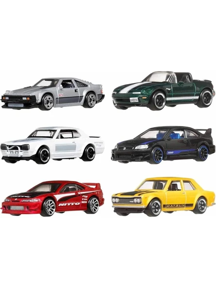 Hotwheels Japon Temalı 6’lı Araba Seti JBY77 ürün görseli 1