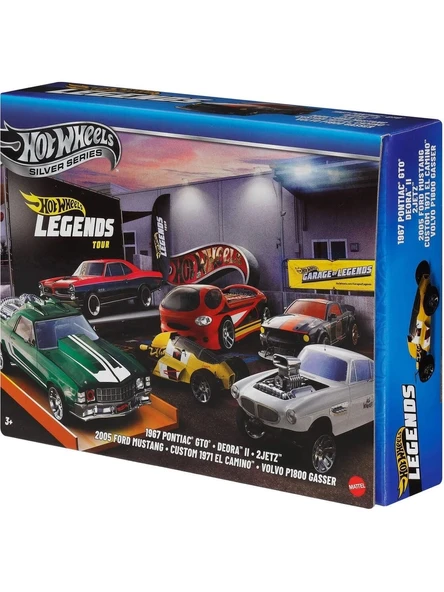 Hotwheels Efsane Temalı Çoklu Arabalar  JBY78 ürün görseli 1
