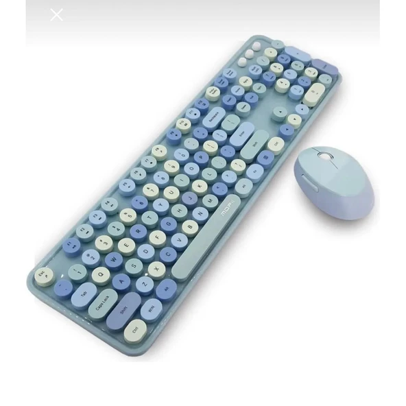 Tr Mofii Sweet Mavi Klavye Mause Set ürün görseli 1