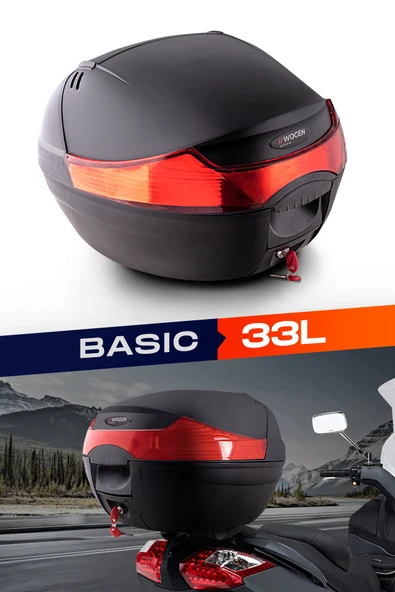 WOGEN WG33 BASİC ARKA ÇANTA (SİYAH) + KARBON DİZLİK HEDİYE - Resim 5