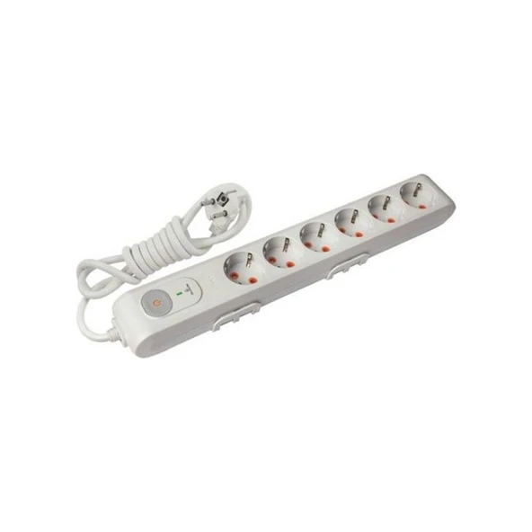 Viko Multi-Let Şok Akım Korumalı 1.5 Metre 6lı Priz 90117632 ürün görseli 1